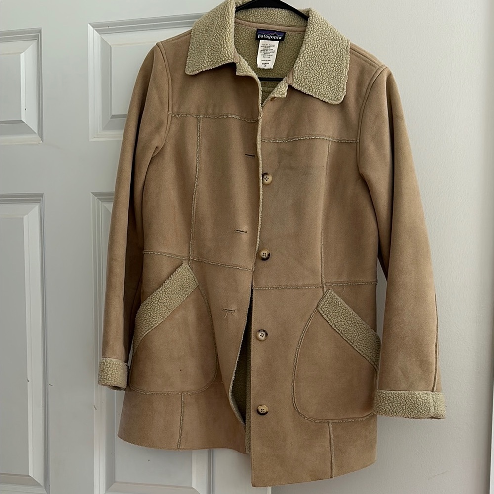 Vintage Patagonia faux shade coat.